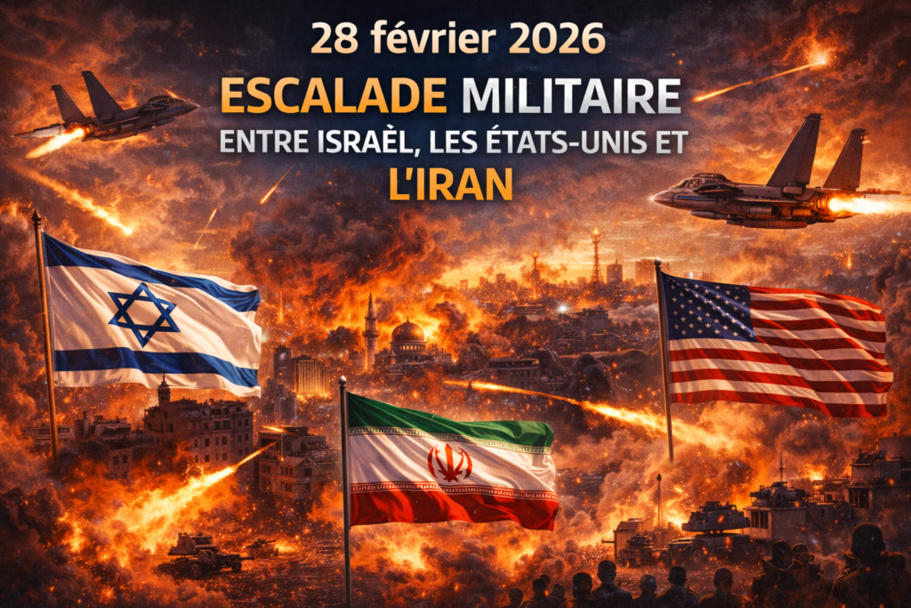 28 février 2026 : Escalade militaire majeure entre Israël, les États-Unis et l’Iran